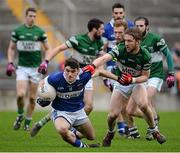8 December 2013; Diarmuid Connolly, St.Vincents, in action against Cahir Healy, Portlaoise. AIB Leinster Senior Club Football Championship Final, Portlaoise, Laois v St Vincent's, Dublin, O'Connor Park, Tullamore, Co. Offaly. Picture credit: David Maher / SPORTSFILE