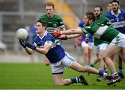 8 December 2013; Diarmuid Connolly, St.Vincents, in action against Cahir Healy, Portlaoise. AIB Leinster Senior Club Football Championship Final, Portlaoise, Laois v St Vincent's, Dublin, O'Connor Park, Tullamore, Co. Offaly. Picture credit: David Maher / SPORTSFILE