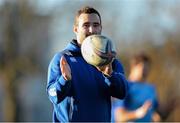 9 December 2013; Leinster's Dave Kearney during squad training ahead of their Heineken Cup 2013/14, Pool 1, Round 4, match against Northampton on Saturday. Leinster Rugby Squad Training & Press Briefing, UCD, Belfield, Dublin. Picture credit: Stephen McCarthy / SPORTSFILE