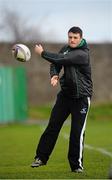 10 December 2013; Connacht's Robbie Henshaw in action during squad training ahead of their Heineken Cup 2013/14, Pool 3, Round 4, game against Toulouse on Saturday. Connacht Rugby Squad Training & Press Conference, Sportsground, Galway. Picture credit: David Maher / SPORTSFILE