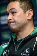 10 December 2013; Connacht head coach Pat Lam during a press conference ahead of their Heineken Cup 2013/14, Pool 3, Round 4, game against Toulouse on Saturday. Connacht Rugby Squad Training & Press Conference, Sportsground, Galway. Picture credit: David Maher / SPORTSFILE