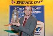 10 December 2013; James O'Keeffe, National Kart Champion KZ2 class, in attendance at the Dunlop Motorsport Ireland Awards 2013. The Marker Hotel, Grand Canal Dock, Dublin. Picture credit: Barry Cregg / SPORTSFILE