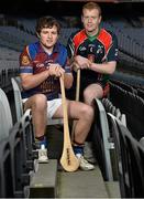 11 December 2013; In attendance at Croke Park where the draws for the 2013 Irish Daily Mail Higher Education GAA Championships were made are Fitzgibbon hurlers Padraig Walsh, UL, and Aaron Murphy, Limerick IT. The draws are available on www.he.gaa.ie. Croke Park, Dublin. Picture credit: Barry Cregg / SPORTSFILE