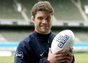 11 March 2005; French captain Fabien Pelous who will be making his 100th appearance for France against Ireland on Saturday. Lansdowne Road, Dublin. Picture credit; Matt Browne / SPORTSFILE