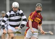 11 December 2013; Liam Blanchfield, St. Kieran’s, in action against Cathal McGrath, Kilkenny C.B.S. Leinster Post Primary School Senior Hurling “A” League Final, Kilkenny C.B.S. v St. Kieran’s, Kilkenny, Nowlan Park, Kilkenny. Picture credit: Pat Murphy / SPORTSFILE
