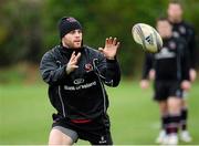 17 October 2013; Ulster's Darren Cave during squad training ahead of their Heineken Cup 2013/14, Pool 5, Round 4, game against Benetton Treviso on Saturday. Ulster Rugby Squad Training, Pirrie Park, Methodist College Playing Fields, Belfast, Co. Antrim. Picture credit: Oliver McVeigh / SPORTSFILE