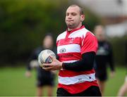 17 October 2013; Ulster's Dan Tuohy during squad training ahead of their Heineken Cup 2013/14, Pool 5, Round 4, game against Benetton Treviso on Saturday. Ulster Rugby Squad Training, Pirrie Park, Methodist College Playing Fields, Belfast, Co. Antrim. Picture credit: Oliver McVeigh / SPORTSFILE
