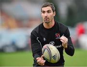 17 October 2013; Ulster's Ruan Pienaar during squad training ahead of their Heineken Cup 2013/14, Pool 5, Round 4, game against Benetton Treviso on Saturday. Ulster Rugby Squad Training, Pirrie Park, Methodist College Playing Fields, Belfast, Co. Antrim. Picture credit: Oliver McVeigh / SPORTSFILE