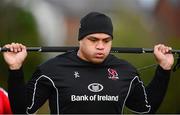17 October 2013; Ulster's Nick Williams during squad training ahead of their Heineken Cup 2013/14, Pool 5, Round 4, game against Benetton Treviso on Saturday. Ulster Rugby Squad Training, Pirrie Park, Methodist College Playing Fields, Belfast, Co. Antrim. Picture credit: Oliver McVeigh / SPORTSFILE