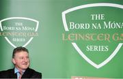 12 December 2013; Today Bord na Móna launched the O'Byrne, Walsh, and Kehoe cup competitions for 2014. In attendance at the Leinster launch is Gerry O'Hagan, Head of Marketing and commmunications, Bord na Móna. Leinster Launch of the 2014 Bord na Mona O’Byrne Cup, Walsh Cup, Kehoe Cup Competitions, Croke Park, Dublin. Picture credit: Barry Cregg / SPORTSFILE