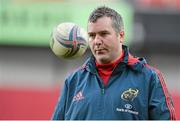 12 December 2013; Munster forwards coach Anthony Foley during squad training ahead of their Heineken Cup 2013/14, Pool 6, Round 4, game against Perpignan on Saturday. Munster Rugby Squad Training, Thomond Park, Limerick. Picture credit: Diarmuid Greene / SPORTSFILE