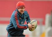 12 December 2013; Munster's Johne Murphy during squad training ahead of their Heineken Cup 2013/14, Pool 6, Round 4, game against Perpignan on Saturday. Munster Rugby Squad Training, Thomond Park, Limerick. Picture credit: Diarmuid Greene / SPORTSFILE