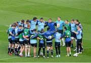 13 Decembner 2013; The Leinster team during the captain's run ahead of Saturday's Heineken Cup 2013/14, Pool 1, Round 4 match against Northampton Saints. Leinster Rugby Captain's Run, Aviva Stadium, Lansdowne Road, Dublin. Photo by Sportsfile