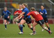 14 December 2013; Sharon Lynch, Leinster, in action against Mollie O'Donnell, Munster. Women's Interprovincial, Munster v Leinster, Thomond Park, Limerick. Picture credit: Barry Cregg / SPORTSFILE  Picture credit: Barry Cregg / SPORTSFILE