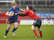14 December 2013; Sharon Lynch, Leinster, in action against Aimee Leigh Murphy Crowe, Munster. Women's Interprovincial, Munster v Leinster, Thomond Park, Limerick. Picture credit: Barry Cregg / SPORTSFILE