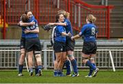 14 December 2013; Leinster players celebrate victory after the game. Women's Interprovincial, Munster v Leinster, Thomond Park, Limerick. Picture credit: Barry Cregg / SPORTSFILE