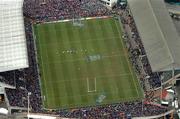 12 March 2005; An aerial view of Lansdowne Road during the Ireland v France game, Six Nations Rugby International, Dublin. Picture credit; Pat Murphy / SPORTSFILE