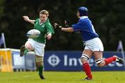 13 March 2005; Lynne Cantwell, Ireland, in action against Aline Sagols, France. Women's Six Nations Rugby Championship, Ireland v France, Templeville Road, Dublin. Picture credit; Ciara Lyster / SPORTSFILE