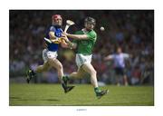 9 June 2013; Graeme Mulcahy, Limerick, in action against Michael Cahill, Tipperary. Munster GAA Hurling Senior Championship Semi-Final, Limerick v Tipperary, Gaelic Grounds, Limerick. Picture credit: Ray McManus / SPORTSFILE