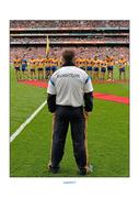 8 September 2013; Clare manager Davy Fitzgerald watches his players before the start of the game. GAA Hurling All-Ireland Senior Championship Final, Cork v Clare, Croke Park, Dublin. Picture credit: Matt Browne / SPORTSFILE