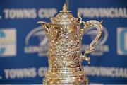 14 December 2013; A detailed view of the Towns Cup at the 89th Provincial Towns Cup draw sponsored by Cleaning Contractors. Ballsbridge Hotel, Dublin. Picture credit: Stephen McCarthy / SPORTSFILE