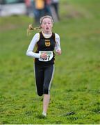 15 December 2013; Sarah Healy, from Blackrock Athletic Club, Co. Dublin, on her way to winning the Girls under-13 2500m at the Woodie’s DIY National Novice & Even Age Cross Country Championships. WIT Sports Campus, Carriganore, Co. Waterford. Picture credit: Matt Browne / SPORTSFILE