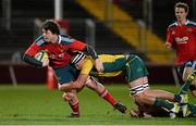 17 December 2013; Michael Murphy, Munster U19, is tackled by David Morris, Australia Schools. Representative Match, Munster U19 v Australia Schools, Thomond Park, Limerick. Picture credit: Diarmuid Greene / SPORTSFILE