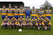 12 March 2005; The Clare team. Allianz National Football League, Division 2A, Clare v Longford, Cusack Park, Ennis, Co. Clare. Picture credit; Ray McManus / SPORTSFILE