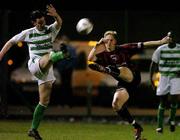 18 March 2005; Dominic Foley, Bohemians, in action against Jason Gavin, Shamrock Rovers. eircom League, Premier Divison, Bohemians v Shamrock Rovers, Dalymount Park, Dublin. Picture credit; David Maher / SPORTSFILE