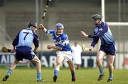 19 March 2005; Canice Coonan, Laois, in action against Greg Bennett, (7) and Simon Daly, Dublin. Allianz National Hurling League, Division 1A, Dublin v Laois, Parnell Park, Dublin. Picture credit; Damien Eagers / SPORTSFILE