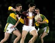 19 March 2005; David O'Shaughnessy, Westmeath, in action against Daragh O'Se, Kerry. Allianz National Football League, Division 1A, Kerry v Westmeath, Austin Stack Park, Tralee, Co. Kerry. Picture credit; Matt Browne / SPORTSFILE