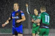21 December 2013; Dan Parks, Connacht, celebrates after scoring a late drop goal to win the match against Newport Gwent Dragons. Celtic League 2013/14, Round 10, Connacht v Newport Gwent Dragons, Sportsground, Galway. Picture credit: Ray Ryan / SPORTSFILE
