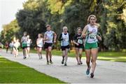 22 December 2013; Sinead Burke. St. Coca's, Co. Antrim, competing in the Woodie's DIY 5K Race Walking Championships of Ireland. St Anne's Park, Dublin. Picture credit: Ramsey Cardy / SPORTSFILE