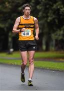 22 December 2013; Third place finisher Luke Hickey, Leevale A.C., Co. Cork, competing in the Woodie's DIY 30K Race Walking Championships of Ireland. St Anne's Park, Dublin. Picture credit: Ramsey Cardy / SPORTSFILE