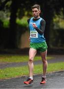 22 December 2013; Cian McManaman, Westport A.C., Co. Mayo, competing in the Woodie's DIY 30K Race Walking Championships of Ireland. St Anne's Park, Dublin. Picture credit: Ramsey Cardy / SPORTSFILE
