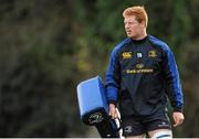 23 December 2013; Leinster's Tom Denton in action during squad training ahead of their Celtic League 2013/14, Round 11, match against Ulster on Saturday. Leinster Rugby Squad Training & Press Briefing, Rosemount, UCD, Belfield, Dublin. Picture credit: Piaras Ó Mídheach / SPORTSFILE