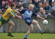 20 March 2005; Colm McFadden, Dublin, in action against Eamon McGee, Donegal. Allianz National Football League, Division 1A, Dublin v Donegal, Parnell Park, Dublin. Picture credit; Brian Lawless / SPORTSFILE
