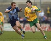 20 March 2005; Christy Toye, Donegal, in action against Peadar Andrews, Dublin. Allianz National Football League, Division 1A, Dublin v Donegal, Parnell Park, Dublin. Picture credit; David Levingstone / SPORTSFILE