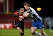 27 December 2013; Matt Healy, Connacht, in action against Keith Earls, Munster. Celtic League 2013/14, Round 11, Munster v Connacht, Thomond Park, Limerick. Picture credit: Diarmuid Greene / SPORTSFILE