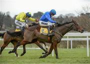 29 December 2013; Hurricane Fly, with Ruby Walsh up, on their way to winning The Ryanair Hurdle. Leopardstown Christmas Racing Festival 2013, Leopardstown Racetrack, Leopardstown, Co. Dublin. Photo by Sportsfile
