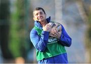 30 December 2013; Leinster's Rob Kearney during Leinster Rugby Squad Training, UCD, Belfield, Dublin. Picture credit: Pat Murphy / SPORTSFILE