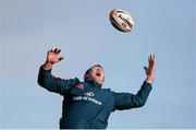 30 December 2013; Munster's Peter O'Mahony during squad training ahead of their Celtic League game against Ulster on Friday. Munster Rugby Squad Training, University of Limerick, Limerick. Picture credit: Diarmuid Greene / SPORTSFILE