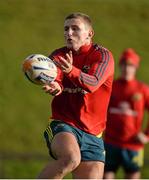 30 December 2013; Munster's Cian Bohane during squad training ahead of their Celtic League game against Ulster on Friday. Munster Rugby Squad Training, University of Limerick, Limerick. Picture credit: Diarmuid Greene / SPORTSFILE
