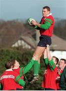 3 February 1999; Ireland's Jeremy Davidson. Ireland Rugby Squad Training, Dr. Hickey Park, Greystones, Co. Wicklow. Picture credit: Matt Browne / SPORTSFILE