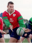 3 February 1999; Ireland's Jeremy Davidson. Ireland Rugby Squad Training, Dr. Hickey Park, Greystones, Co. Wicklow. Picture credit: Brendan Moran / SPORTSFILE