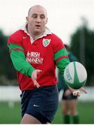 3 February 1999; Ireland's Keith Wood. Ireland Rugby Squad Training, Dr. Hickey Park, Greystones, Co. Wicklow. Picture credit: Brendan Moran / SPORTSFILE