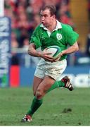 20 February 1999; Conor McGuinness, Ireland. Five Nations Rugby Championship, Ireland v Wales, Wembley Stadium, London, England. Picture credit: Matt Browne / SPORTSFILE