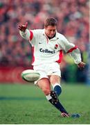 6 March 1999; Jonny Wilkinson, England, attempts a penalty. Five Nations Rugby Championship, Ireland v England, Lansdowne Road, Dublin. Picture credit: Brendan Moran / SPORTSFILE