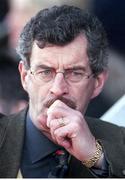 17 March 1999; Former Tánaiste, Dick Spring watches the game. Leinster Schools Senior Cup Final, Blackrock v Roscrea, Lansdowne Road, Dublin. Picture credit: David Maher / SPORTSFILE