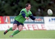 7 April 1999; Ireland out-half Eric Elwood. Ireland Rugby Squad Training, Greystones RFC, Co. Wicklow. Picture credit: Brendan Moran / SPORTSFILE